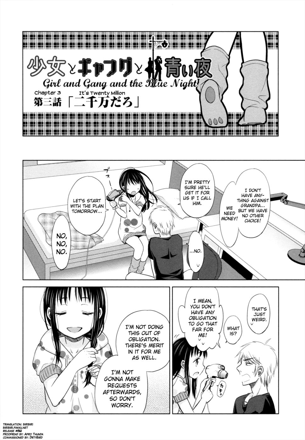 Hentai Manga Comic-A Girl, a Gangster and the Blue Night-Chapter 3-2